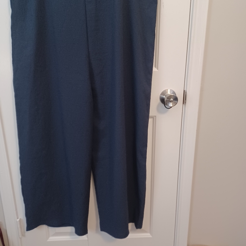 Amazon Linen Look Wide Leg jumpsuit romper Sz XXL - Picture 5 of 6